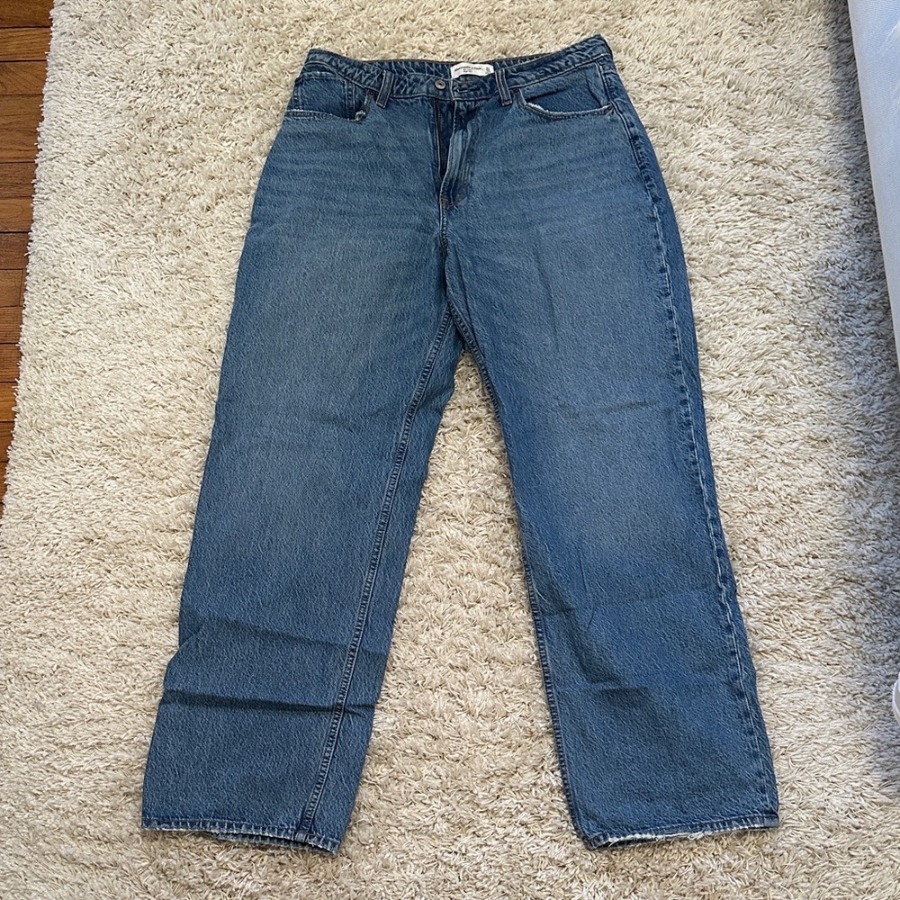 Abercrombie & Fitch High Rise Blue Jeans
